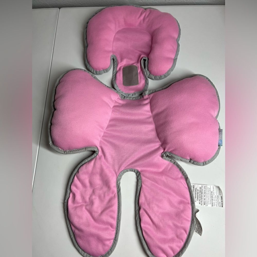 Pink/Grey Reversible Goldbug Car seat Snuggler